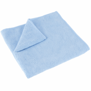 Chiffon microfibres bleu